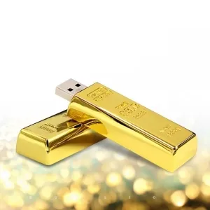 الترويجية الفاخرة الذهب البسكويت USB G-ELUSBAR-G